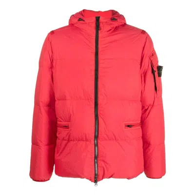 STONE ISLAND STONE ISLAND CRINKLE REPS DOWN JACKET 'RED'
