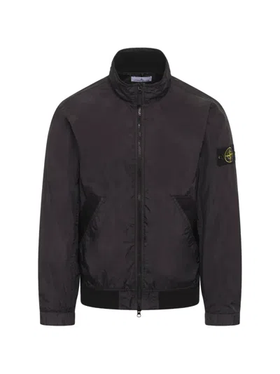 Stone Island Crinkle Reps Jacket In Black