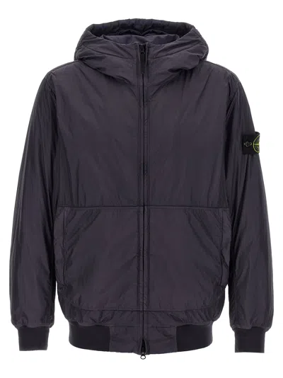 Stone Island Crinkle Reps Ny Casual Jackets And Parka Blue