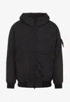 Stone Island Crinkle Reps Ny Jacket In Black