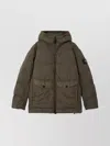Stone Island Crinkle Reps Ny Jacket Badge In Brown
