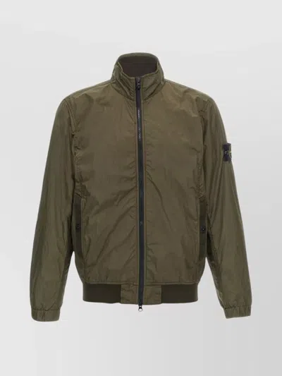 STONE ISLAND CRINKLE REPS NY JACKET WITH ELASTIC CUFFS