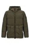 Stone Island Crinkle Reps Ny Jacket Badge In Green