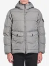 Stone Island Crinkle Reps Ny Puffer Jacket In Gray