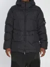Stone Island Crinkle Reps Ny Puffer Jacket In Black