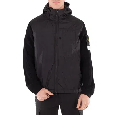 Stone Island Crinkle Reps R-ny Jacket In Black