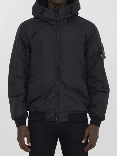 Stone Island Crinkle Reps R-ny Jacket In Nero