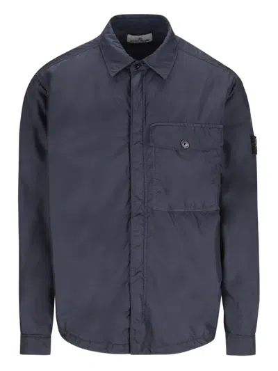 STONE ISLAND CRINKLE REPS SHIRT-JACKET