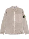 Stone Island Crinkled Jacket In Pink