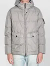 Stone Island Crinkle Reps Ny Puffer Jacket In Gray