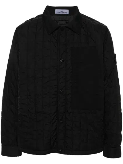 Stone Island Black Quilted Jacket