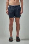 Stone Island Swim Trunks Slim Compass Patch In Blue