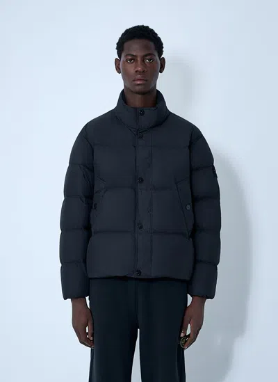 Stone Island Crinkles Reps Ny Bomber Jacket In Blue