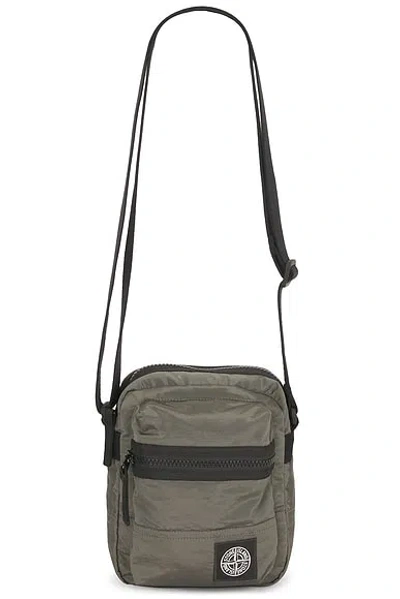 Stone Island Cross Body Bag In Musk