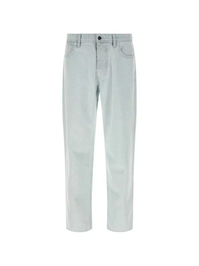 Stone Island Regular-straight-fit Five-pocket Jeans With Rinsed Finish In Blue