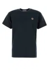 Stone Island Dark Blue Cotton T-shirt