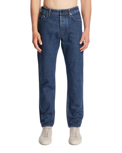 Stone Island Dark Blue Straight-leg Jeans