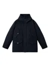 Stone Island David Coat In Blue