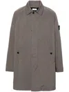 Stone Island David-tc Coat In Green