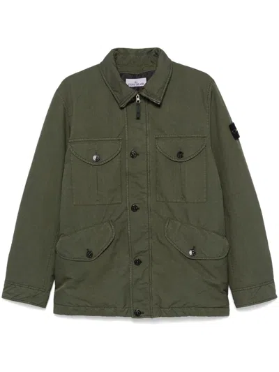 Stone Island David-tc Jacket In Green