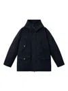 Stone Island David Coat In Blue