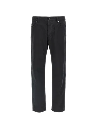 Stone Island Essential Slim Fit Trousers For Men In Black