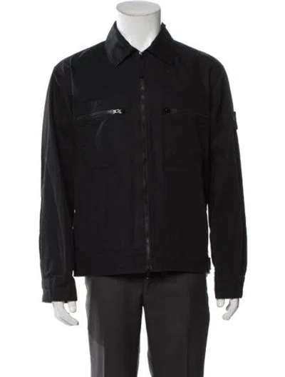 Pre-owned Stone Island Denim Jacket In Black