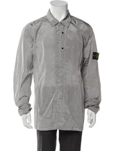 Pre-owned Stone Island Denim Jacket In Gray
