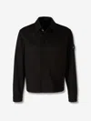 Stone Island Denim Long Coat By In Black