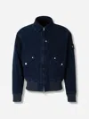 Stone Island Denim Long Coat By In Blue