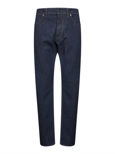 Stone Island Denim Research Blue Cotton Denim Five-pocket Jeans