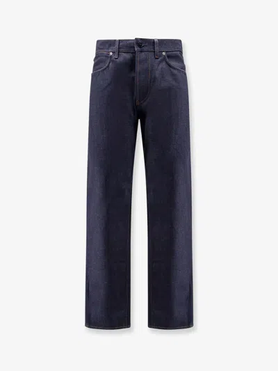 Stone Island Denim Research Selvedge Indigo Jeans In Blue
