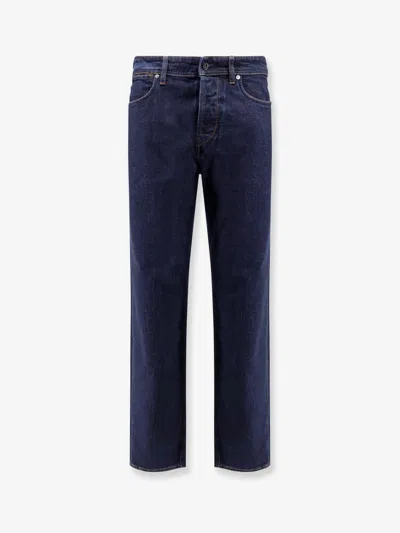 Stone Island Denim Research Stretch Indigo Jeans In Blue
