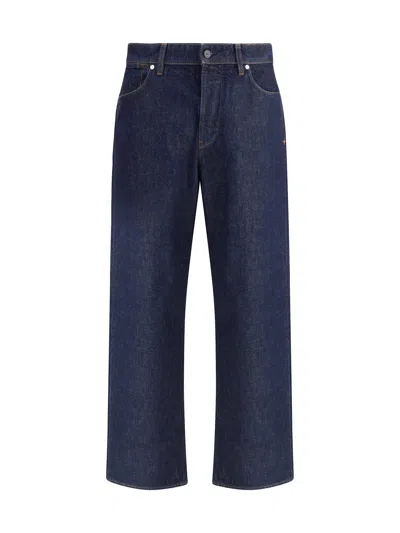 STONE ISLAND DENIM-RINSED JEANS WITH A CLASSIC 5-POCKET CONSTRUCTION