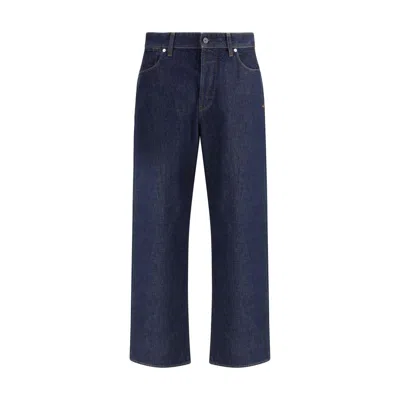 Stone Island Denim-rinsed Jeans With A Classic 5-pocket Construction In Blue
