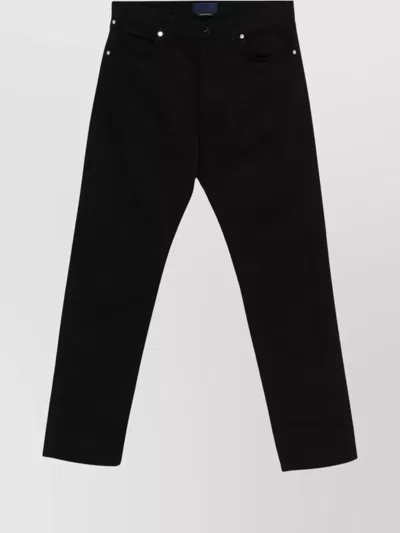 STONE ISLAND DENIM TROUSERS WITH BELT LOOPS AND RIVETS