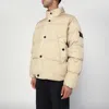 Stone Island Padded Quilted Jacket With High Collar In Multi
