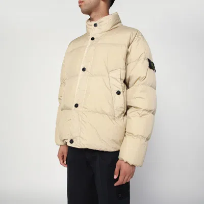 STONE ISLAND STONE ISLAND DESERT COLORED DOWN JACKET IN NYLON