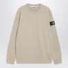 Stone Island Desert-coloured Cotton Sweatshirt In Gray