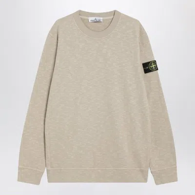 Stone Island Desert-coloured Cotton Sweatshirt In Neutral