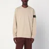 Stone Island Desert-coloured Cotton Sweatshirt In Neutral