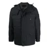 Stone Island Detachable Hooded Down Jacket 'black'