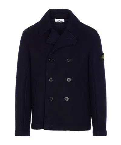 STONE ISLAND DOUBLE-BREASTED CASUAL JACKET