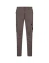 STONE ISLAND DOVE CARGO TROUSERS WITH OLD EFFECT