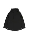 Stone Island Down Jacket In Black