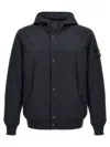 Stone Island Down Jacket In Blue