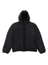 Stone Island Down Jacket In Blue
