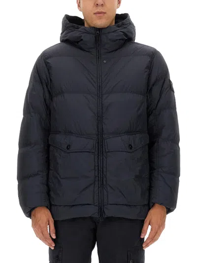 STONE ISLAND DOWN JACKET "CRINCKLE REPS NY"