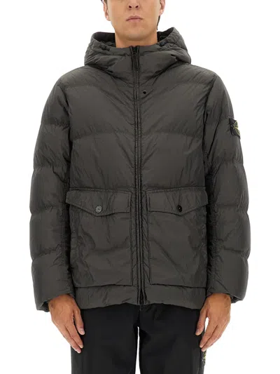 STONE ISLAND DOWN JACKET "CRINCKLE REPS NY"
