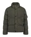 Stone Island Quilted Nylon Jacket Hidden Elements In Multi